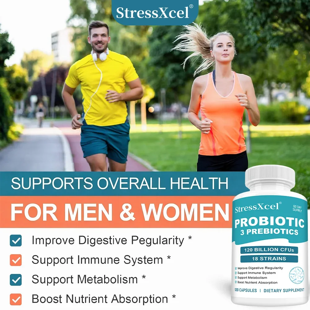 Probiotic and Prebiotic Supplements - Suitable for Both Men and Women, Maintains Immune, Digestive System Health, Gut Health - Image 2
