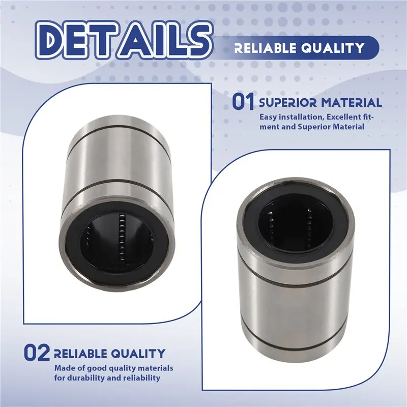 AB42-LM25UU 25Mmx40mmx59mm Double Side Rubber Seal Linear Motion Ball Bearing Bushing