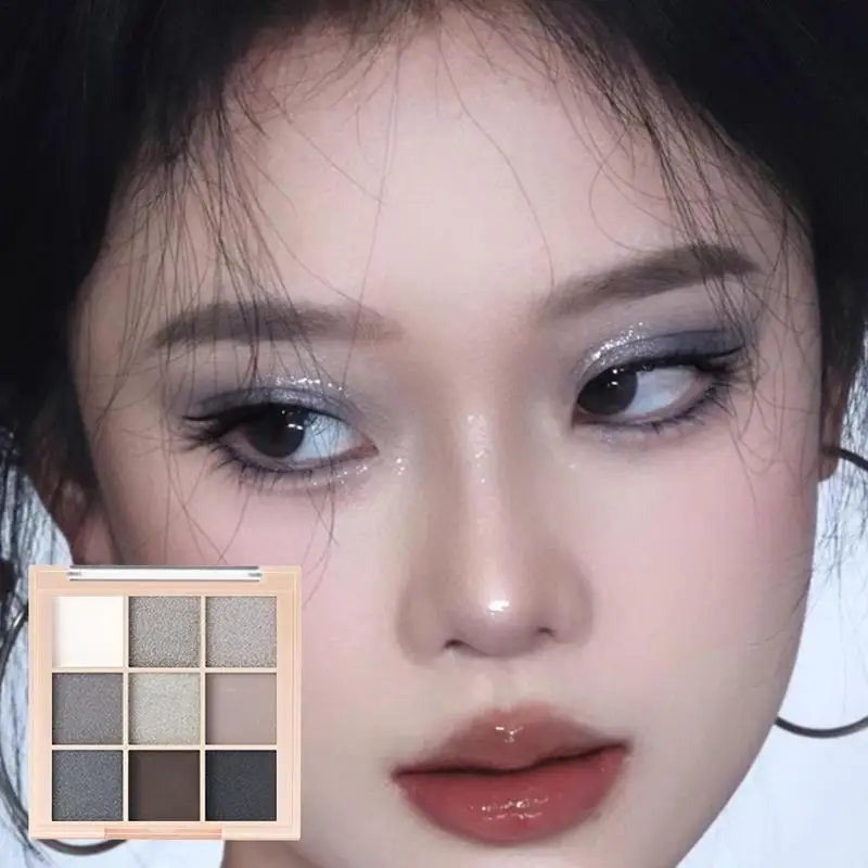 Eyeshadow Makeup Matte 9 Color Eye Shadow Pallete Waterproof Natural Long Lasting Multicolor Nude Eye Makeup Eyeshadow For Girls