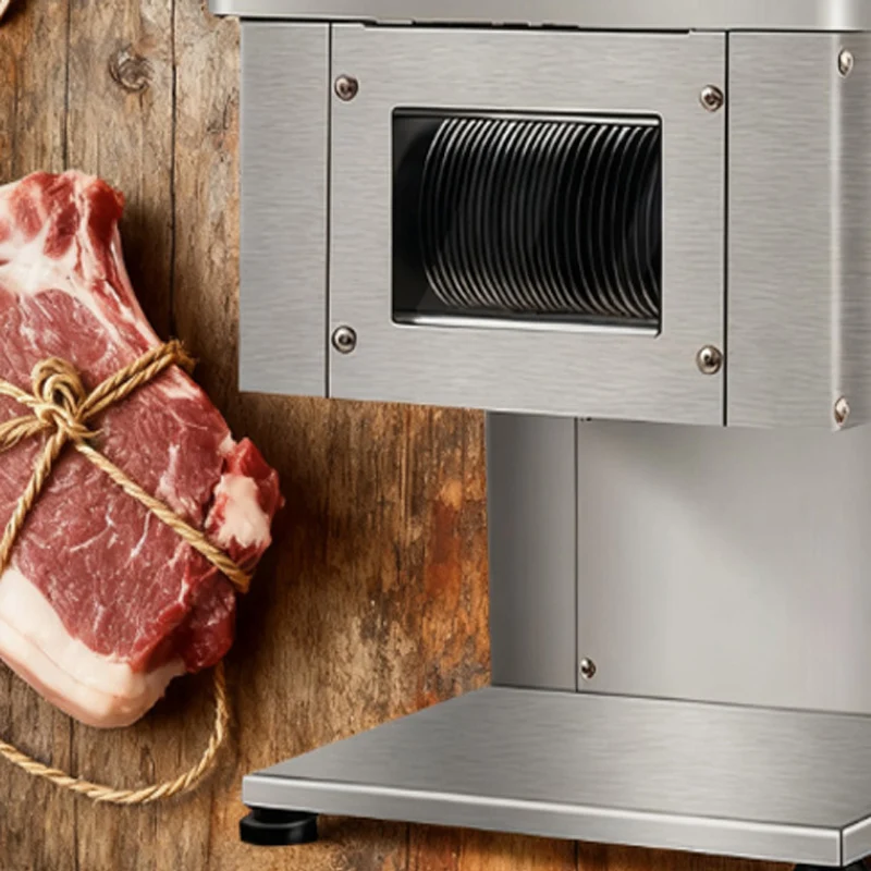 Industrial fresh meat cutting machine stainless steel automatic meat cutting machine small electric meat cutting machine