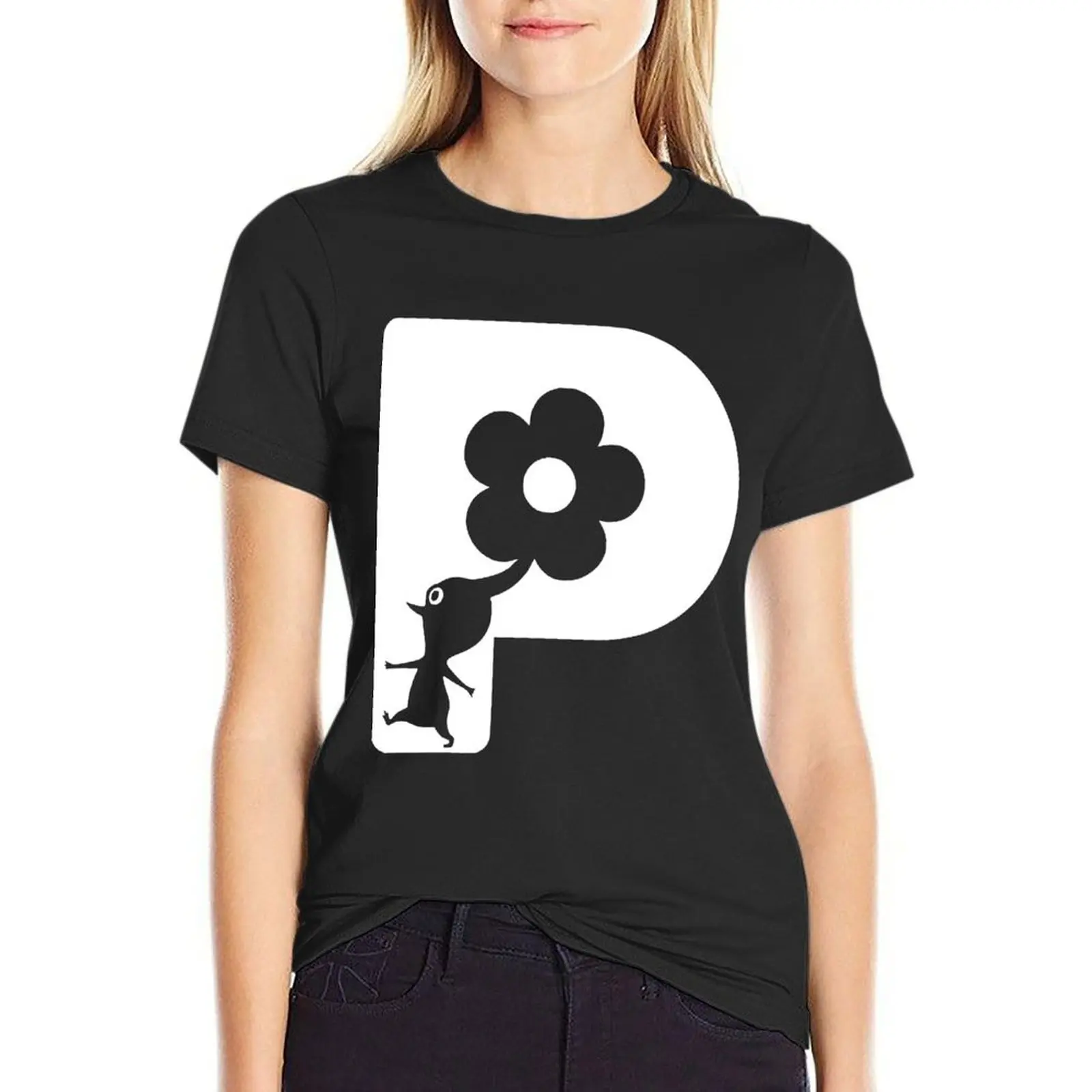 

Pikmin HD Logo T-Shirt blacks vintage korean Women's clothes