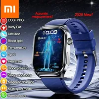 Xiaomi ECG+PPG AI Health Diagnose Smart Watch Men Women Clock Blood Lipid BP Uric Acid Heart rate Tracker For Xiaomi Smartwatch