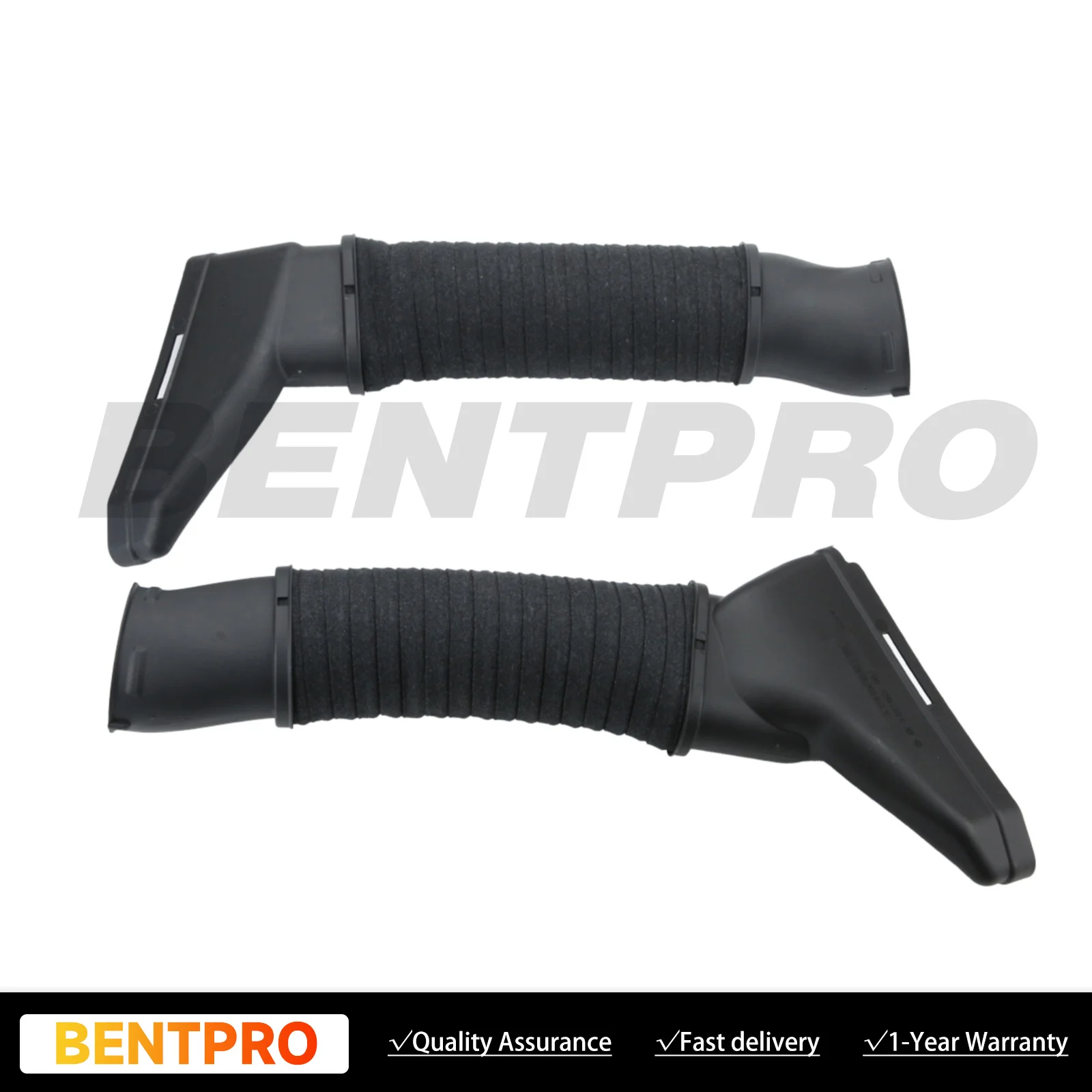 1Pair Left+Right Air Intake Hose Pipe For Mercedes Benz S550 S63 AMG 2014-2017 A2780905082 A2780904982