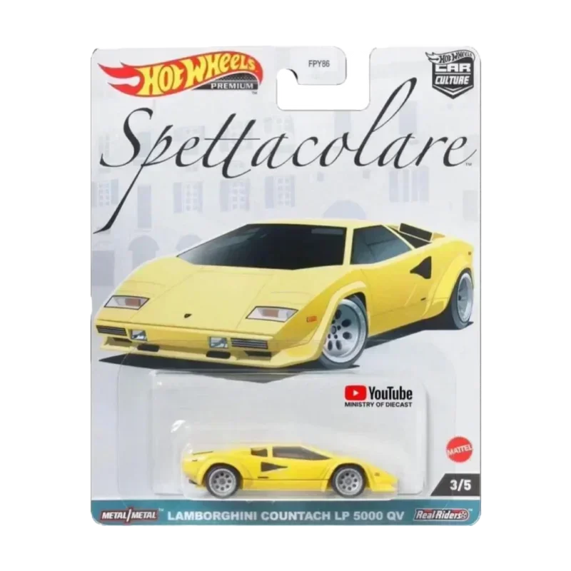 Original Hot Wheels Premium Car Culture spettacollare Diecast 1/64 Carro Alfa Romeo Lancia Stratos Kid Boy Toys for Children Gift