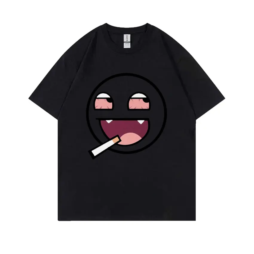 Epic Face Domo Kun Funny Meme T Shirts Casual 100% Cotton Oversized Tshirt Men Women Summer O-Neck Fashion High Quality T-Shirt