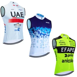 2025 UAE Cycling Team Jersey Men Women FULL SIZES Blue ROSTI Bike Windbreaker Vest Maillot Ropa Ciclismo Bicycle Tshirt Clothing