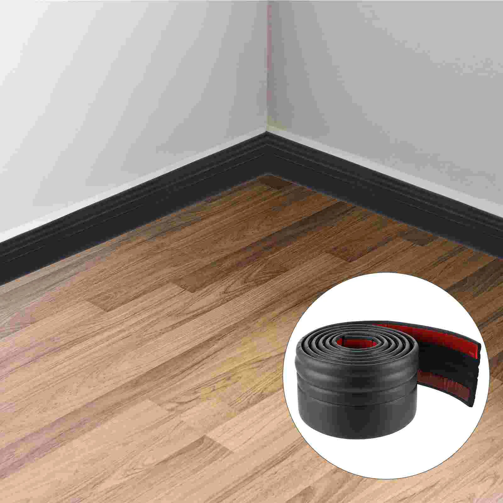 

Self-adhesive Baseboard Peel and Stick Trim Molding Foam Tiles Modeling Floor Nbr
