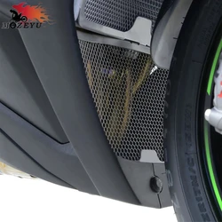 Motorcycle Accessories ZX-10R Radiator Guard Downpipe Grille Cover Protector Protection For Kawasaki ZX10R ZX 10R 2008 2009 2010