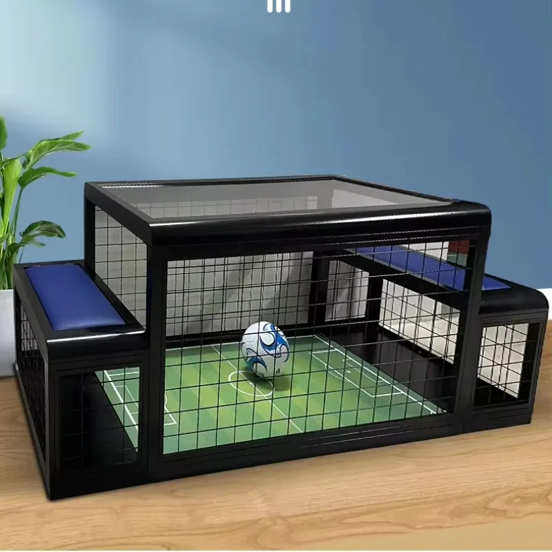Double table football interactive machine coin-operated sports game