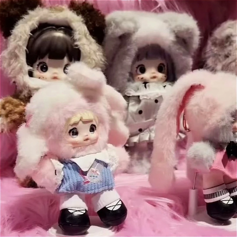 

Nommi Pink Energy Series Blind Box - Cute Doll Collectible Toy Mystery Bag Charm for Desktop Decor Birthday Gift