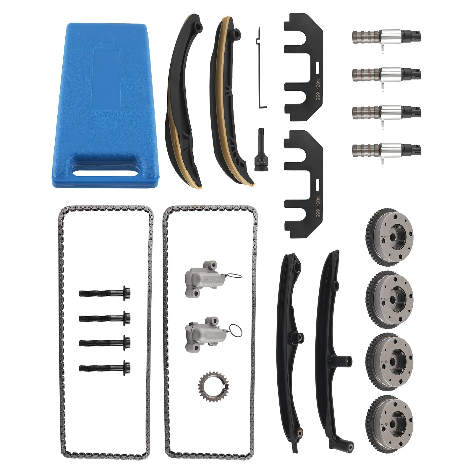 

Комплект цепи ГРМ с шестернями VVT для Ford F-150 Lobo 3.5L Turbo 2017-2024