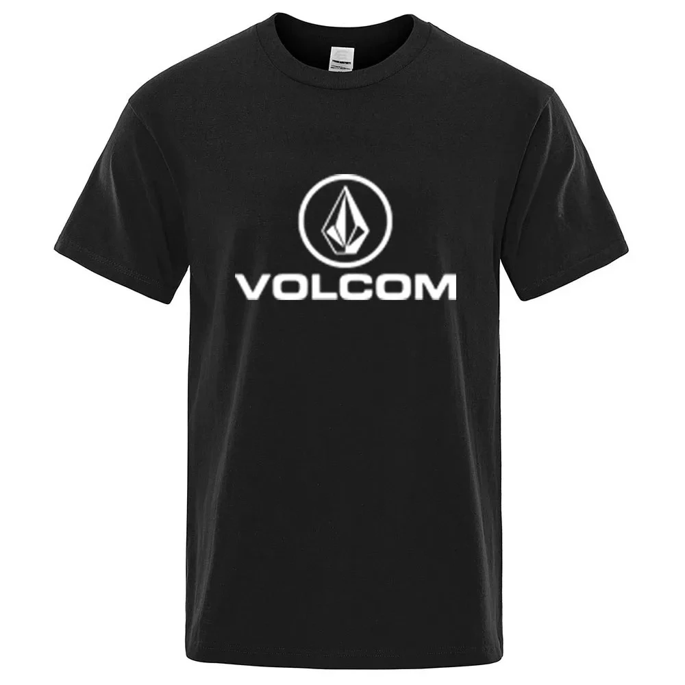 

VOLCOM New Men's Quick Dry Ordinary Designer Thin Short Sleeve Sport T Shirt Fitness Breathable Versatile Tops