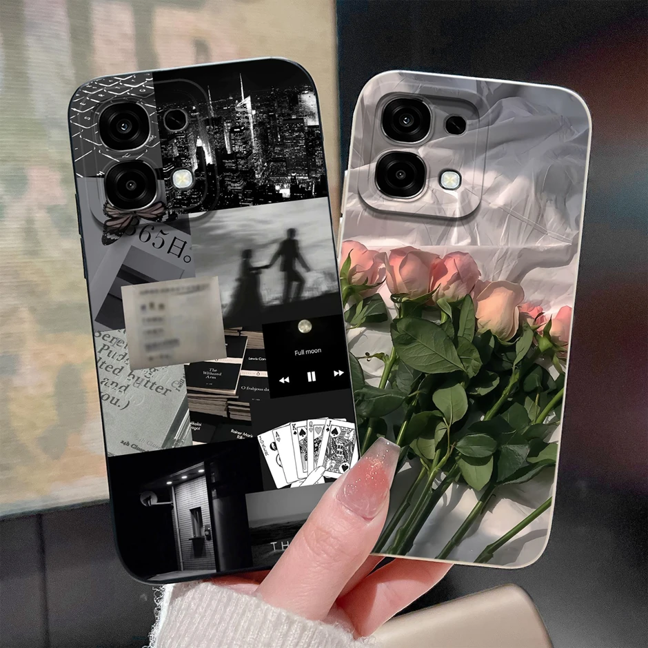 جراب هاتف لهاتف اوبو A6 برو 4G 5G لطيف الكرتون القط لينة السائل سيليكون غطاء للحماية الكاملة ل ممن لهم A6 Fundas ممن لهم A6 برو كوكه #2