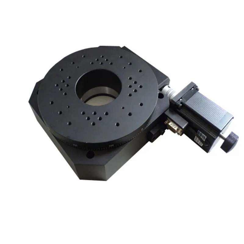 

Electric rotating table Hollow rotating platform Indexing disc Turntable Angle table Aerospace fine art