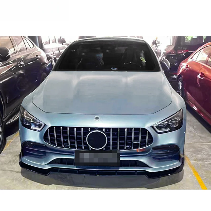 Hot Selling Sport Style Glossy Black Front Bumper Lip Fit GT 63S 2015 2017 2019 Exterior Modification Accessories