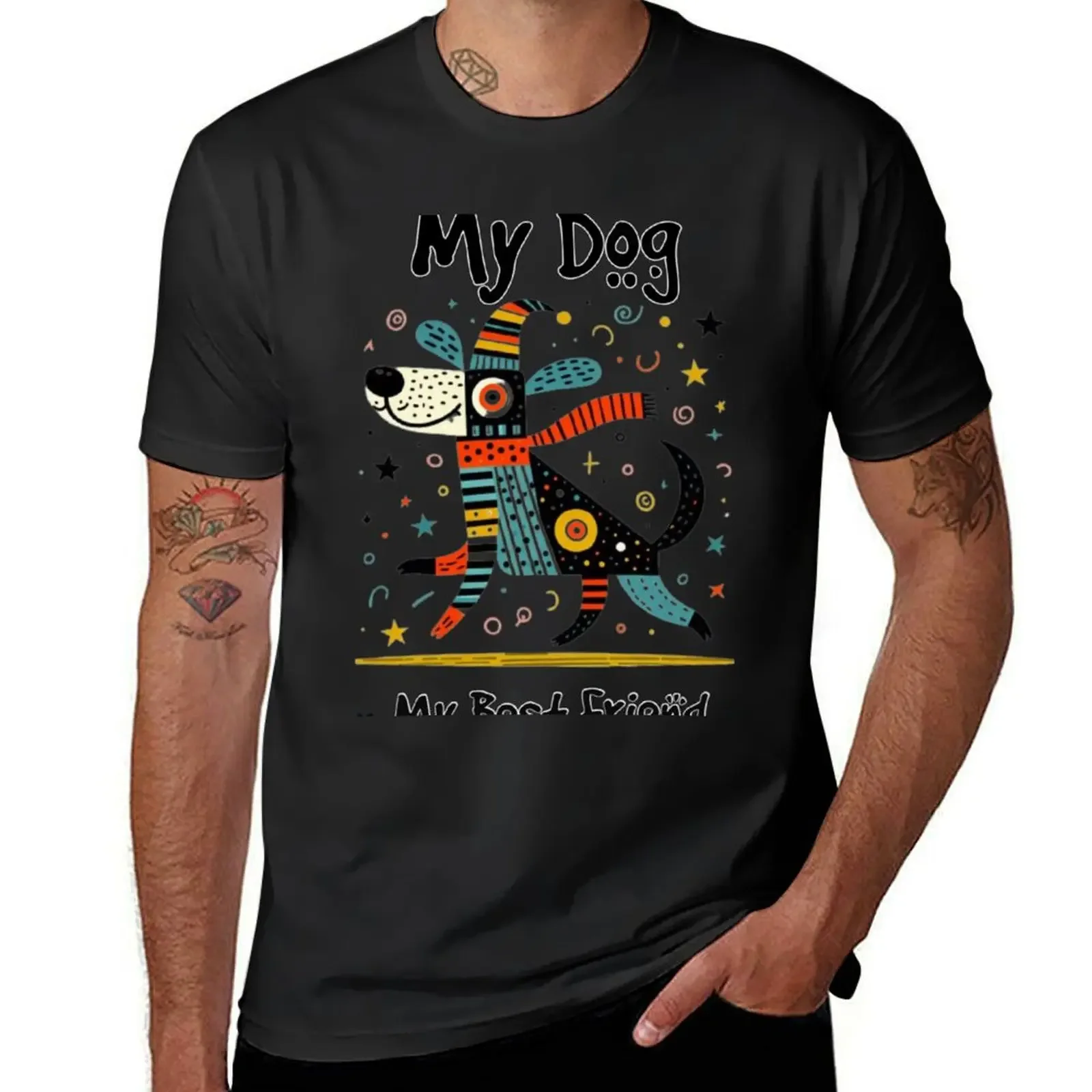 

My Dog, My Best Friend :from Egyape Artists(2nd design) T-Shirt sports fans hippie clothes tops designer t shirt men