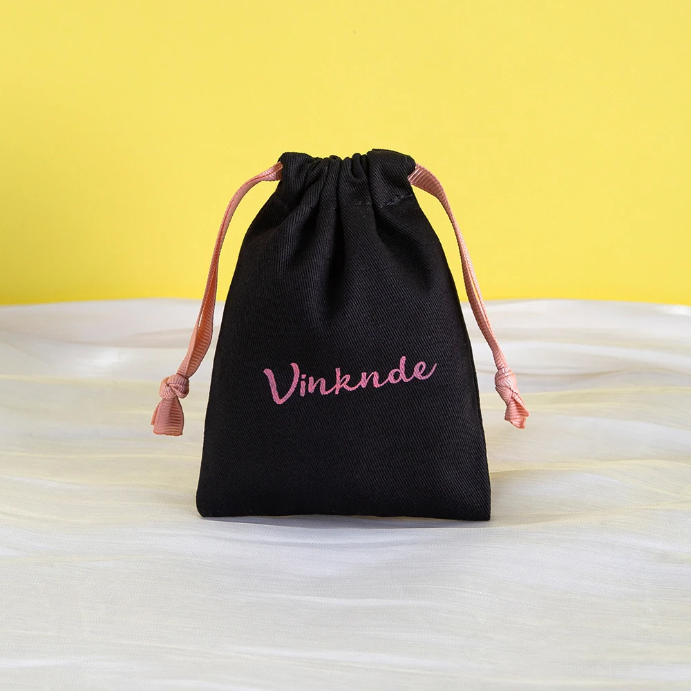 weikende Cotton Canvas Jewelry Gift Bags Drawstring 100 Pack 6
