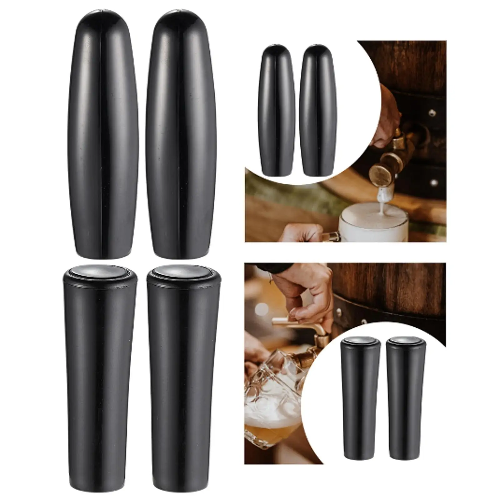 2 Pieces Beer Tap Handle Wine Faucet Handle Bar Tap Handles Keg Tap Handles Beer Keg Tap Wine Handle