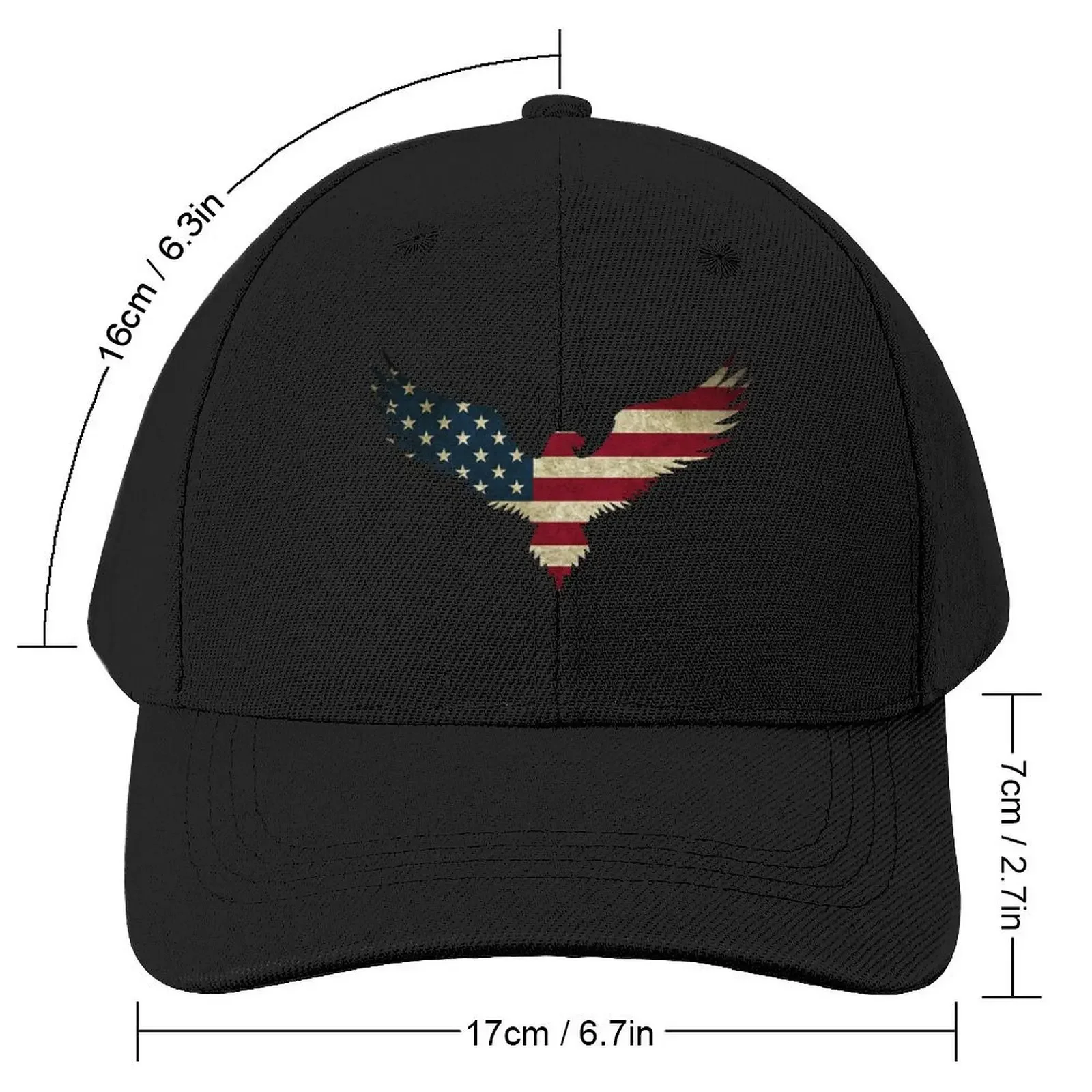 Bald Eagle- America Baseball Cap Brand Man cap summer hat Women's Hats For The Sun Men's