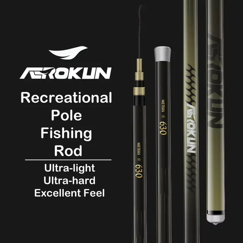 46T Carbon Fiber Ultra-Light Fishing Rod Collapsed Length 1217mm Tip Diameter 1.4mm Butt Diameter 25mm