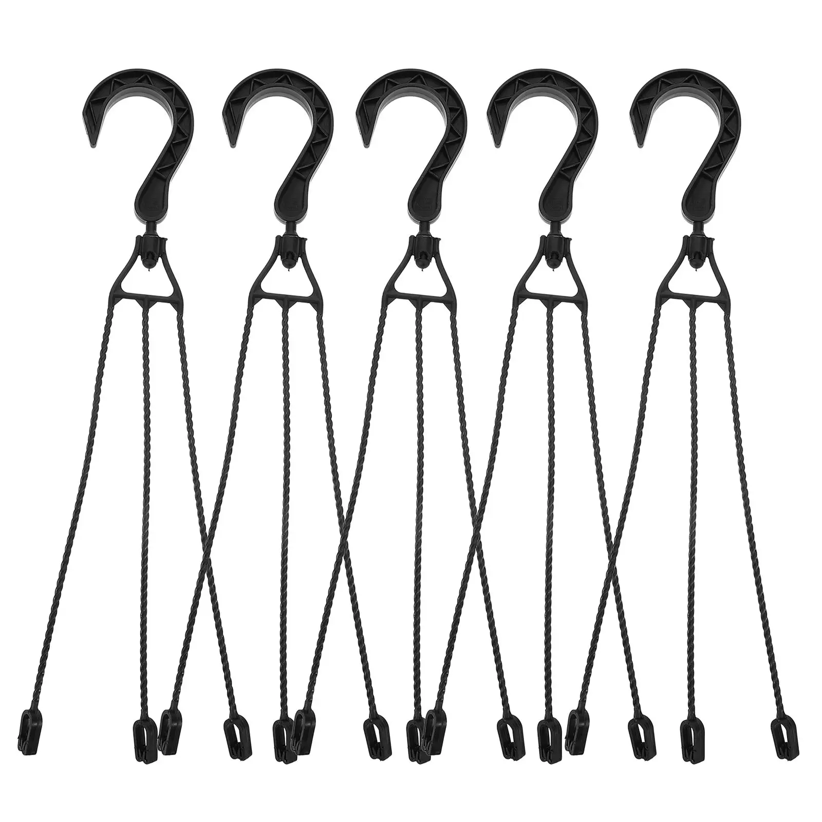 

5 Pcs Pothos Wall Hanging Plastic Flowerpot Hooks Plant Hanger Basket Baskets Hangers Round for