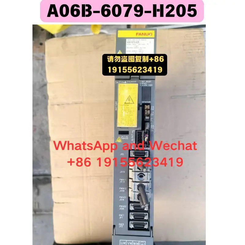 Used OEM disassembled parts A06B-6079-H205 Driver Functional test OK Quick delivery