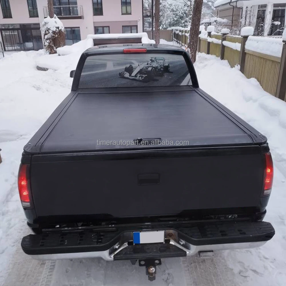 

Aluminum Retractable Roller Lid Shutter Manual Tundra Tonneau Cover Pickup Truck Bed Covera for Nissan Navara