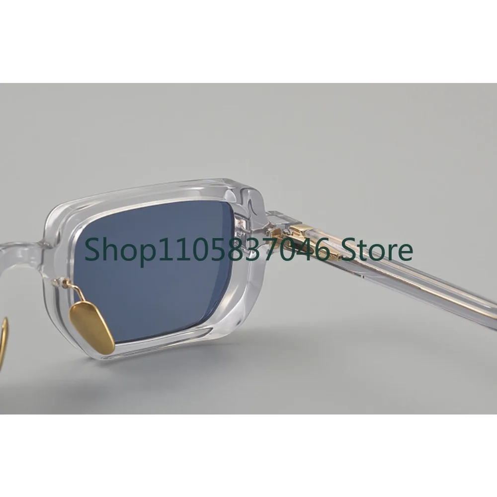 Retro transparent box sunglasses, ultra lightweight sheet, trendy and versatile, UV resistant, men's and women's myopia