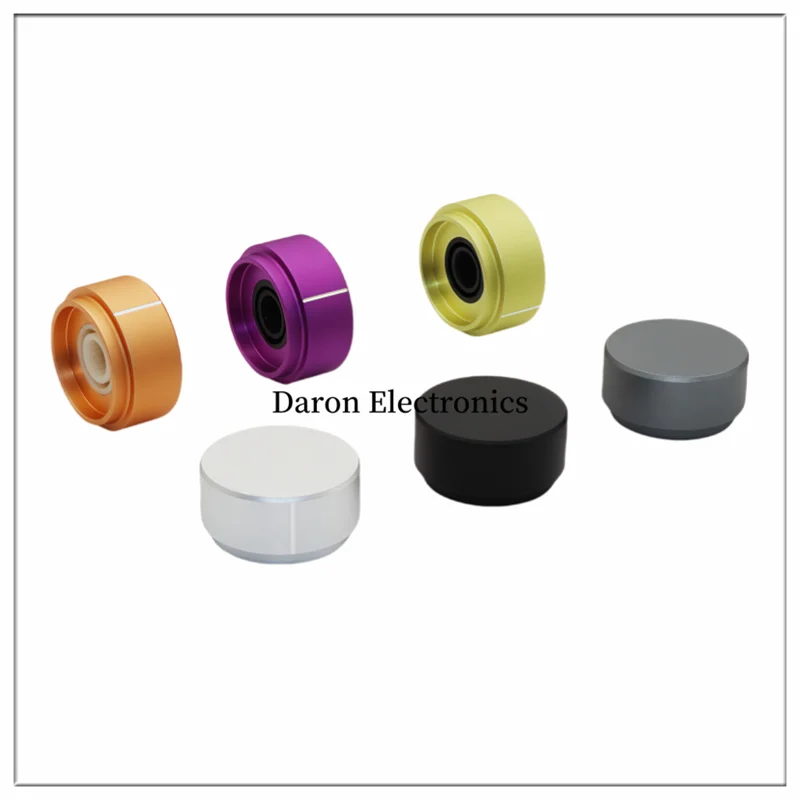 Color aluminum alloy knob 22*19 sandblasting process potentiometer rotating adjustment cap Metal knob plum hole 6mm