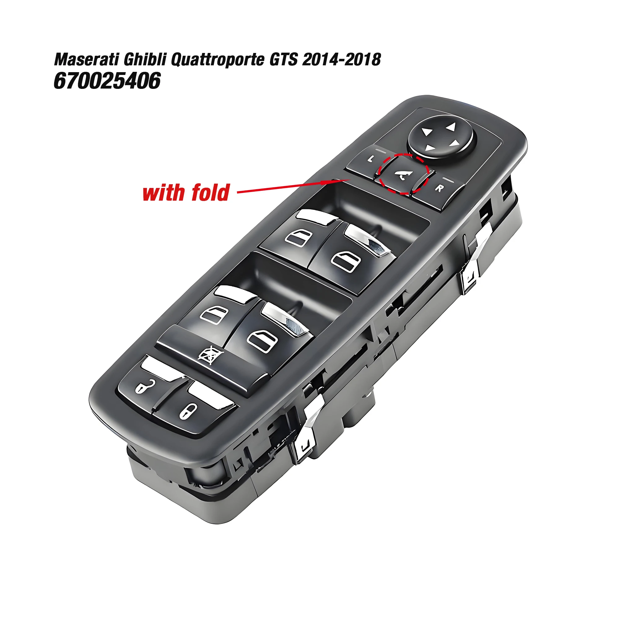 

670025406 670010305 для Maserati Ghibli Quattroporte 2013 2014 2015 2016 2017 2018, электрический главный переключатель управления стеклоподъемником