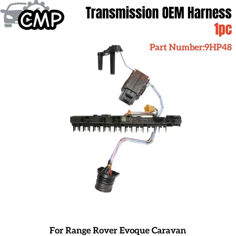 1pc 9HP48 Transmission OEM Harness(W/ Speed Sensor)  26-Pin 9 Solenoids Fits For Range Rover Evoque Caravan Car Repair Part
