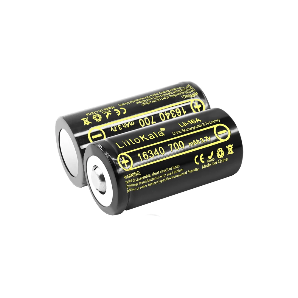 4-24pcsLiitoKala Lii-16A 3.7V 16340 700mAh CR123A akumulatory CR17345 CR123A ładowarka do Arlo Wireless Camer