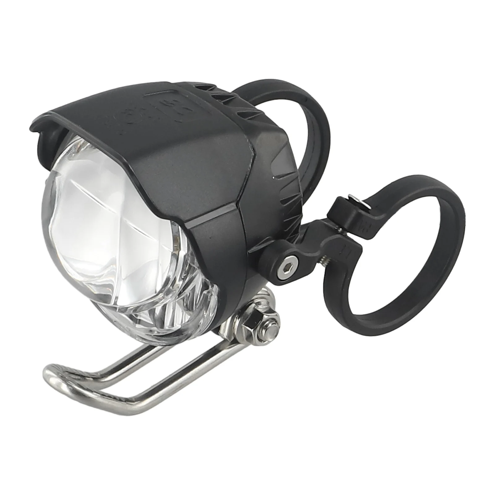 

Brand New High Quality Practical Headlamp Fork Front LED Light E-bike Handlebar Scooter With Bracket Accessory