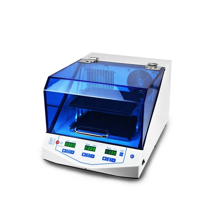 Micro-processor Controls Lab Constant Temperature Incubator Shaker with RT+5~60 Range 50-300rpm Shaking Speed