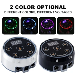 New AURORA 2 Tattoo Power Supply Professional Digital LCD Power Supply with Power Adaptor Power Cord