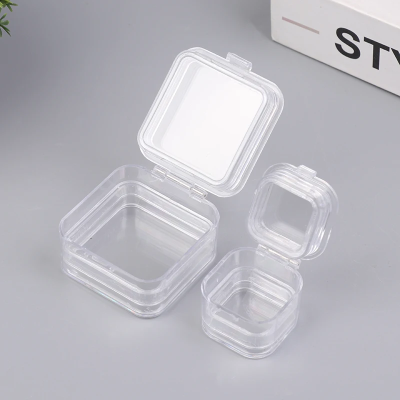 Hot! 1Pc Plastic Dental Lab Box With Film Dentist False Tooth Case Box With Membrane Storage Boxes Denture Teeth Container Case