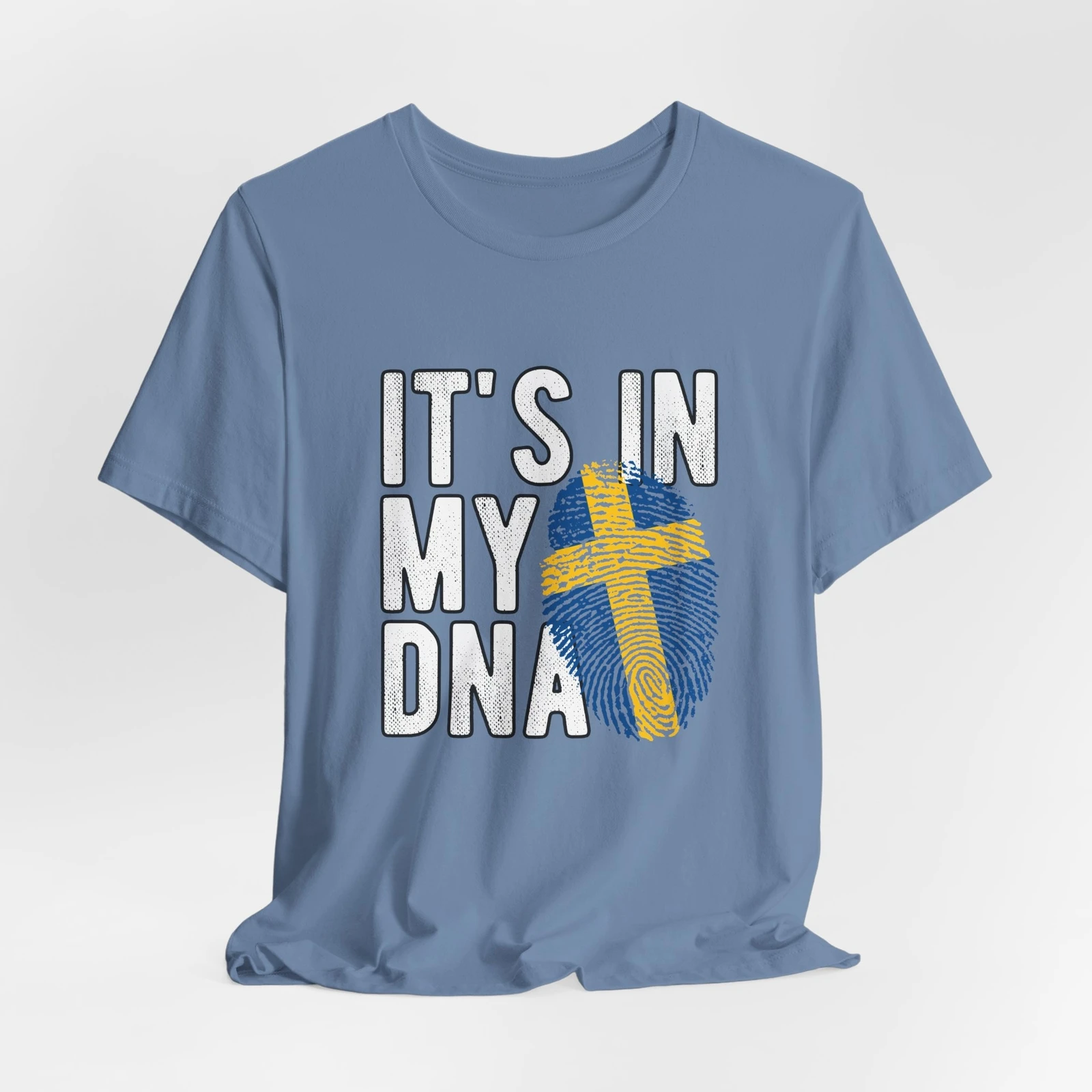 

Sweden Pride Unisex Tee, Swedish Ancestry, It's In My DNA, Heritage T-Shirt
