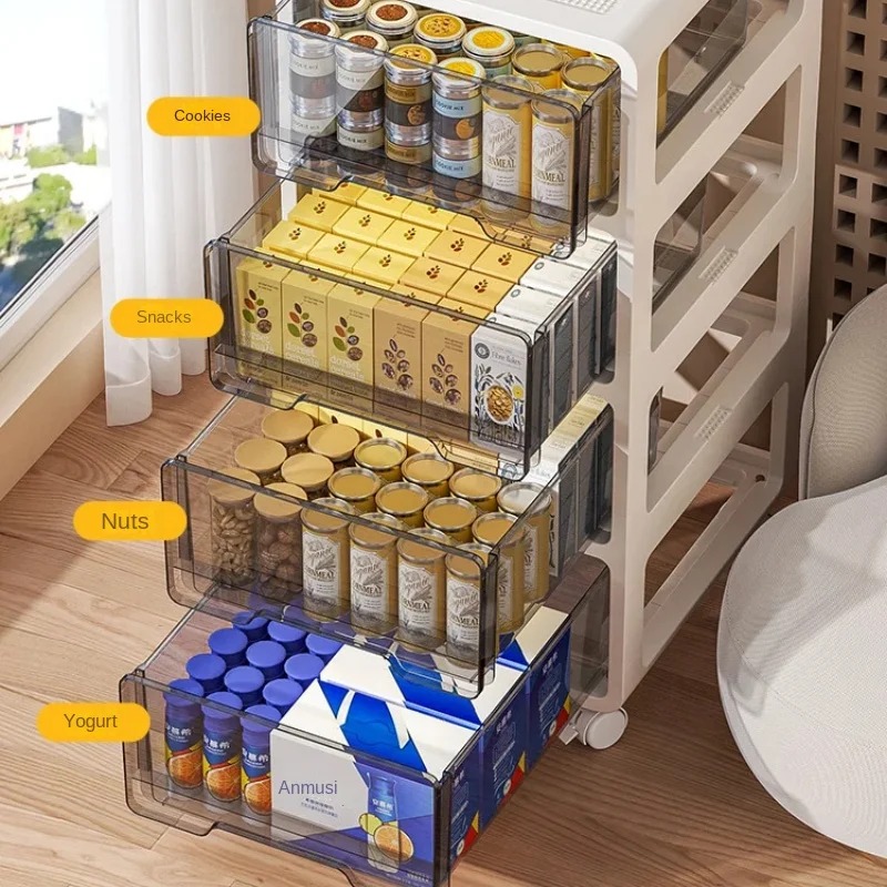 Unité de Rangement sur Pied, Rangement de Collations T1, Mobile, Multicouche, Chambre à Coucher, oral et, Salon