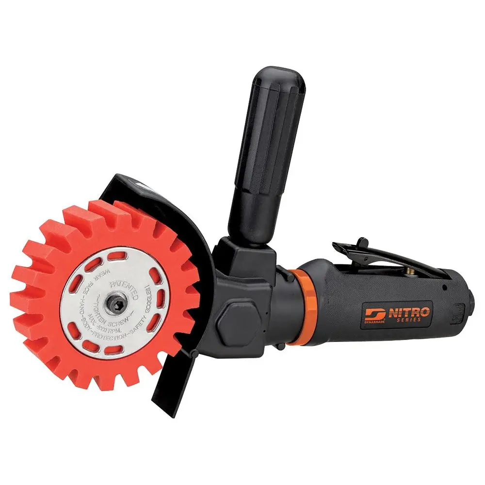 

NZ1 NitroZip Surface Conditioning Decal Pinstripe Removal Tool Right Angle, 0.5 hp 3500 RPM Pneumatic Motor For Use with Eraser