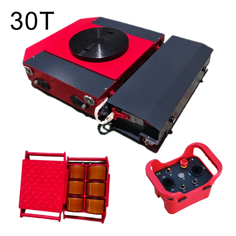 Warehouse Electric Cargo Roller Machine Moving Skate Remote Control Equipment Trolley Factory Carrying Dolly Machine Truck