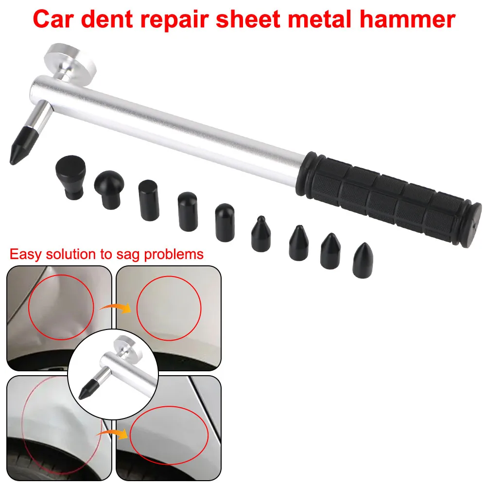 

Automotive Sheet Metal Car Repair Sheet Metal Hammer Dent Repair Tool Portable And Durable For SUV Truck Pickup Adjustable