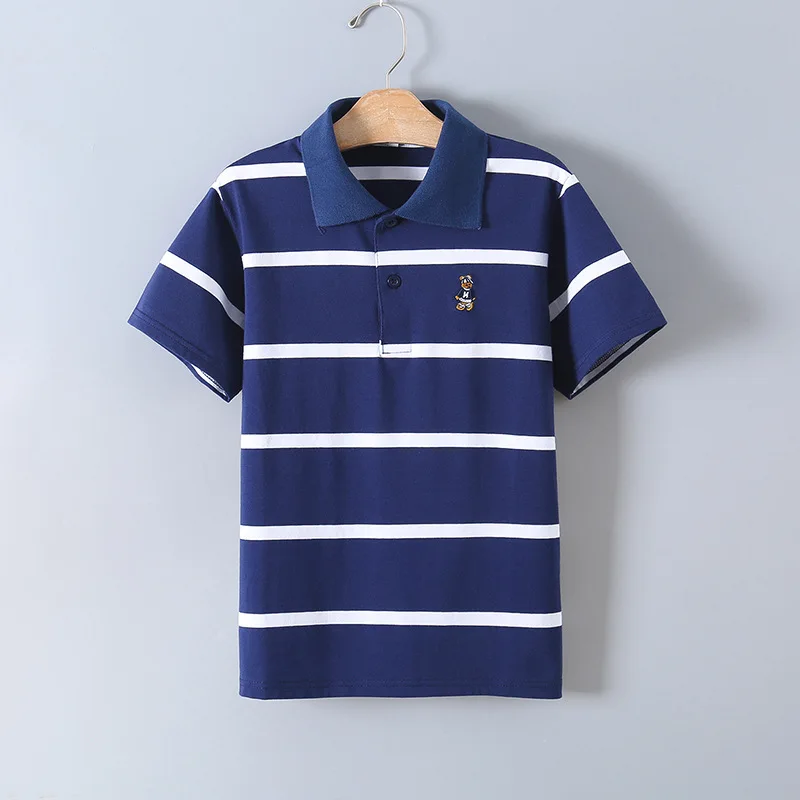 Classics Kids T Shirt Tops for Boys T Shirts 95% Cotton Clothes 23 Colors Children Summer Teen POLO Shirts 2-14 Years