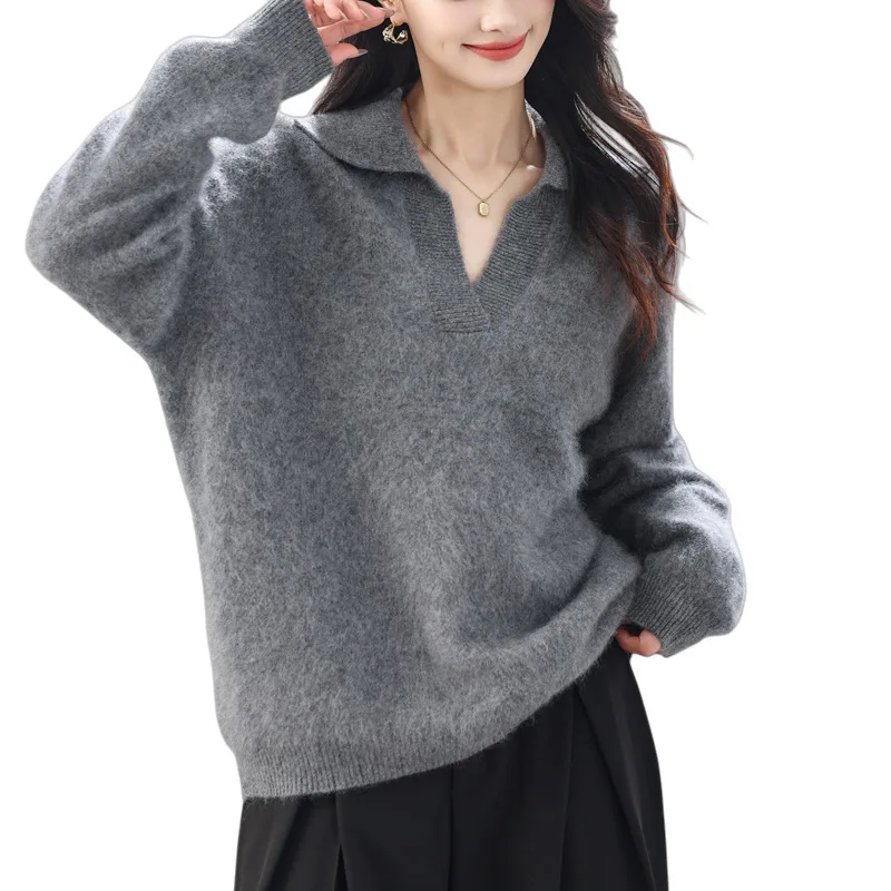 New Women Fashion Autumn Winter Cashmer Sweater Shirt