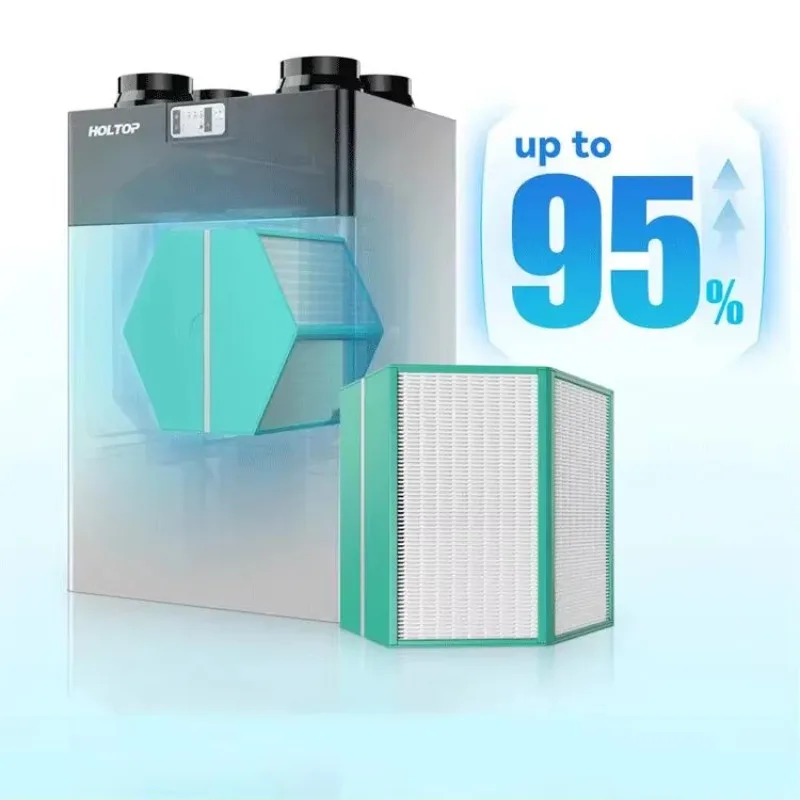 

HOLTOP Factory Directly MVHR Units Heat Recovery Ventilation System Units Whole House WTW Centralized Ventilation ERVs HRVs