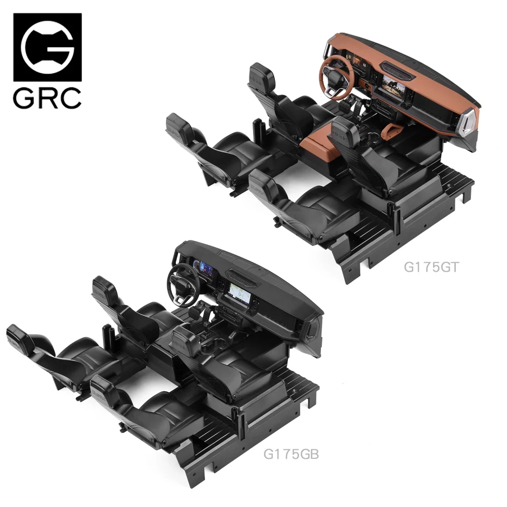 For 1/10 Rc Crawler Car Traxxas Trx4 Bronco 2021 Interior Dashboard Simulation Central Control Seat Modification Part G175g