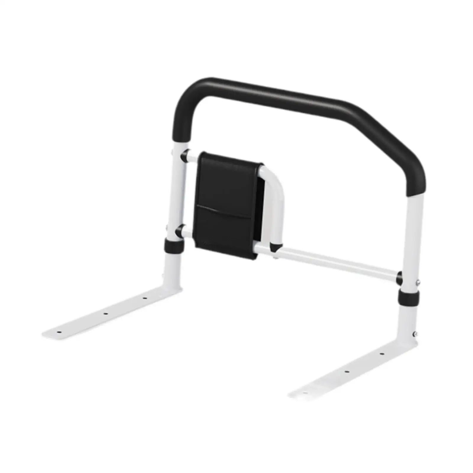 Seniors Bed Assist Rail Wide Base Accessory 50.5x37x48cm with Storage Pocke