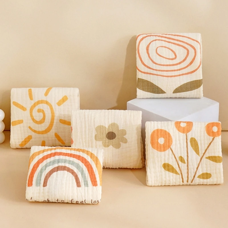 B2EB Kids Small Towel Comfortable & Breathable Baby Washcloth Lightweight Burp Cloth