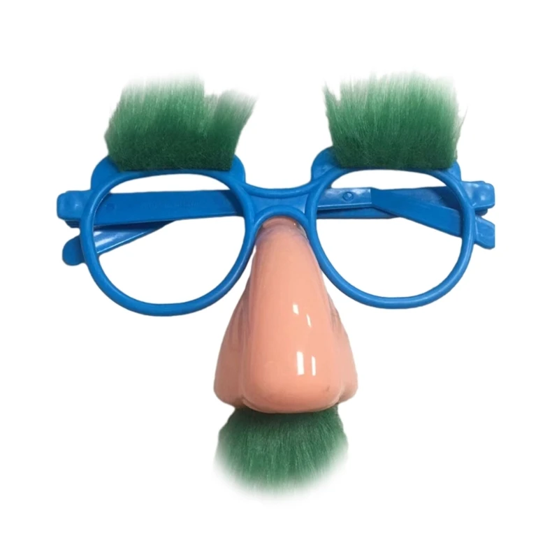 Funny Nose Disguise Glasses with Mustache Novelty Funny Old Man Glasses