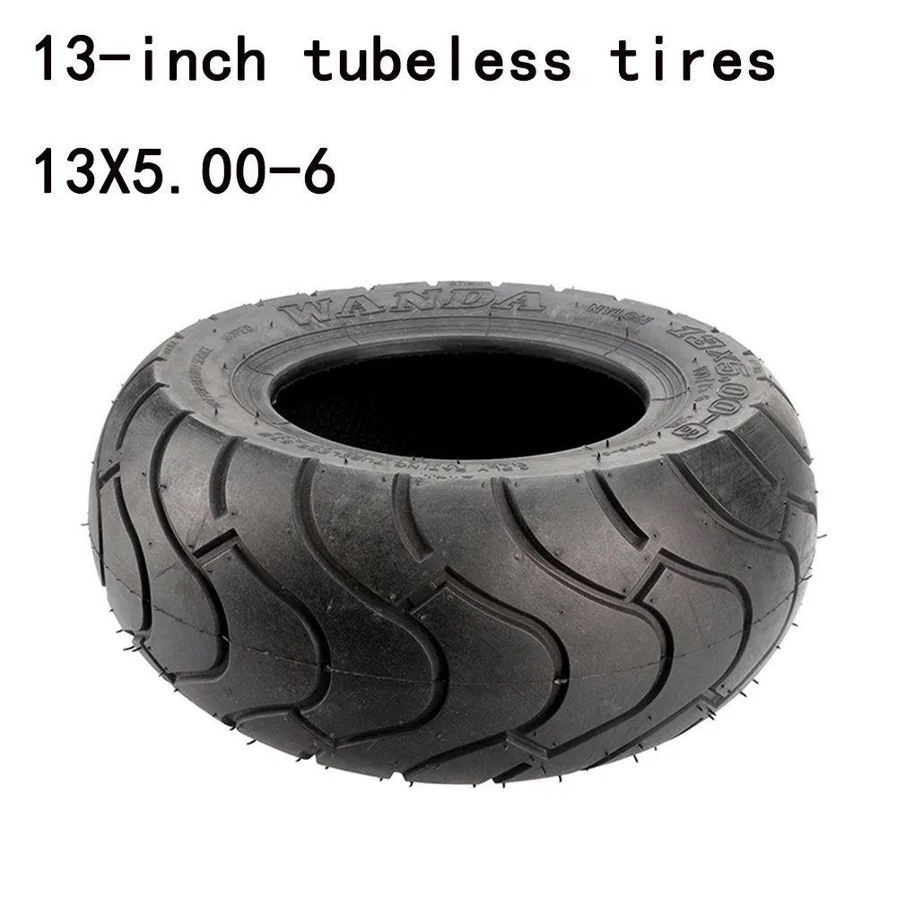 13X5.00-6 الإطارات 13 بوصة المطاط فقي الإطارات ل دراجة قابلة للطي سكوتر أربع عجلات على الطرق الوعرة مركبة حفرة جزازة 13*5.00-6