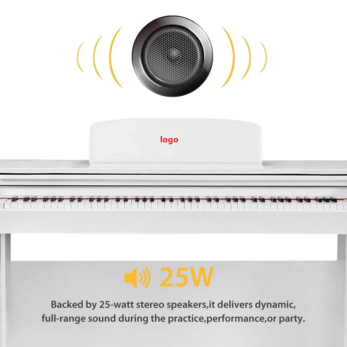 Customizable Hammer Action 88 Keys Weighted Electric Keyboard Wholesale Digital Piano With 3 Pedals